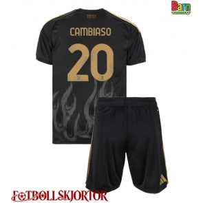 Juventus Andrea Cambiaso #20 Tredje Kläder Barn 2026-27 Kortärmad (+ Korta byxor)